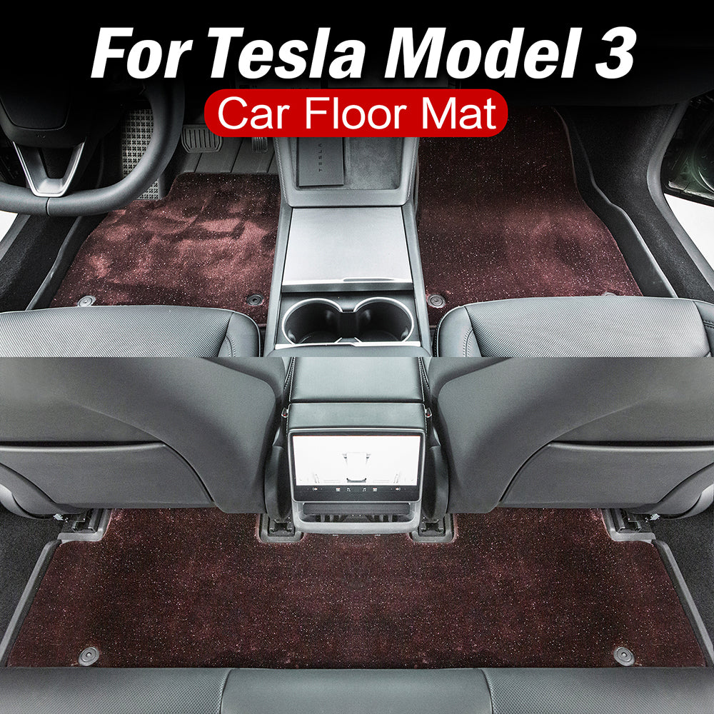 Tesla Model 3 2024- front  rear floor  mats TPE mats  Storage box mat (8608545145020)