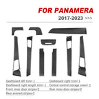 Porsche Panamera 17-23 Front center control Carbon Fiber interior kits (8596529053884)