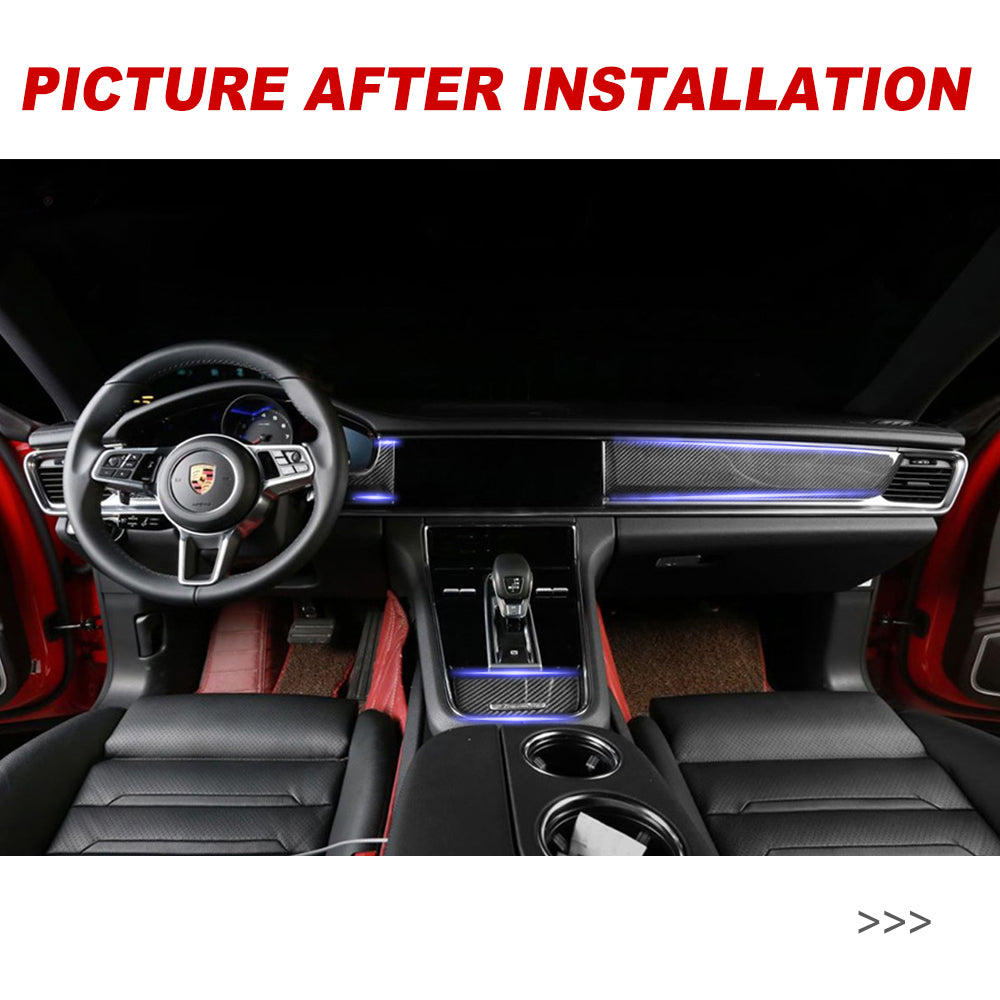 Porsche Panamera 17-23 Front center control Carbon Fiber interior kits (8596529053884)