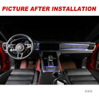 Porsche Panamera 17-23 Front center control Carbon Fiber interior kits (8596529053884)