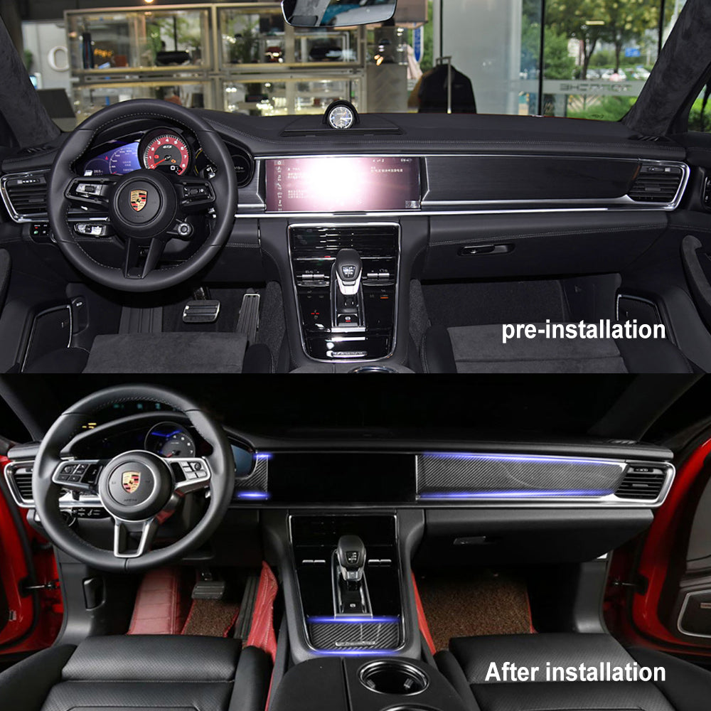 Porsche Panamera 17-23 Front center control Carbon Fiber interior kits (8596529053884)