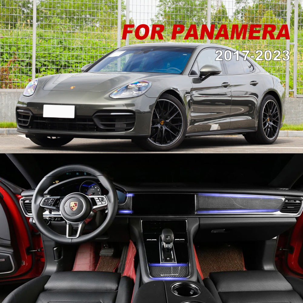 Porsche Panamera 17-23 Front center control Carbon Fiber interior kits (8596529053884)