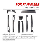 Porsche Panamera 17-23 Front center control Carbon Fiber interior kits replacement type (8596529742012)