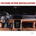 Porsche Panamera 17-23 Front center control Carbon Fiber interior kits replacement type (8596529742012)