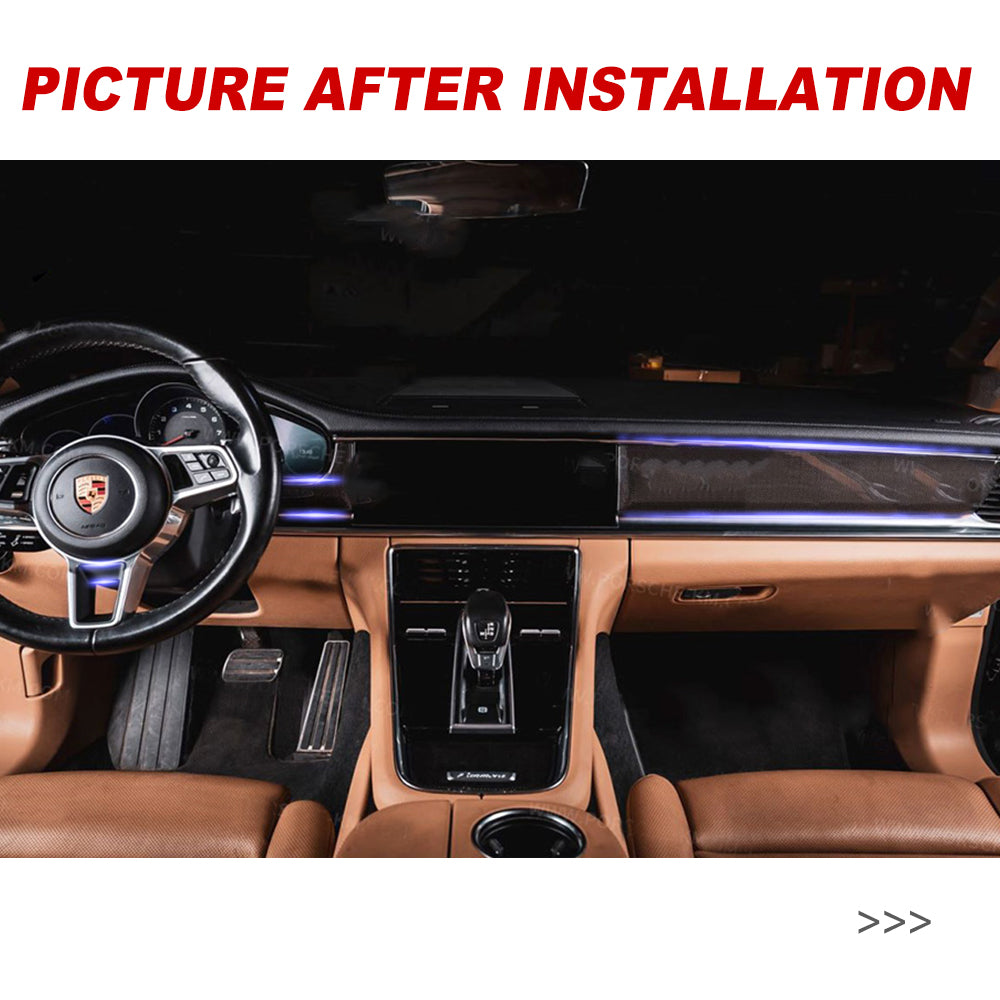 Porsche Panamera 17-23 Front center control Carbon Fiber interior kits replacement type (8596529742012)