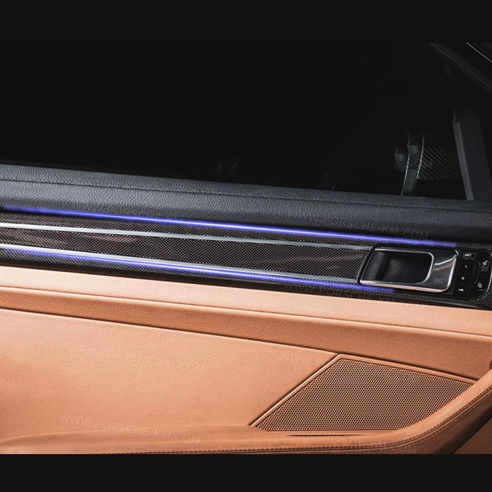 Porsche Panamera 17-23 Front center control Carbon Fiber interior kits replacement type (8596529742012)