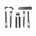 Porsche Panamera 17–23 Front center control Carbon Fiber interior kits replacement type – product image 1