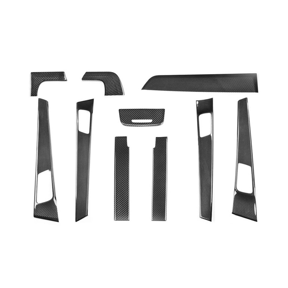 Porsche Panamera 17-23 Front center control Carbon Fiber interior kits