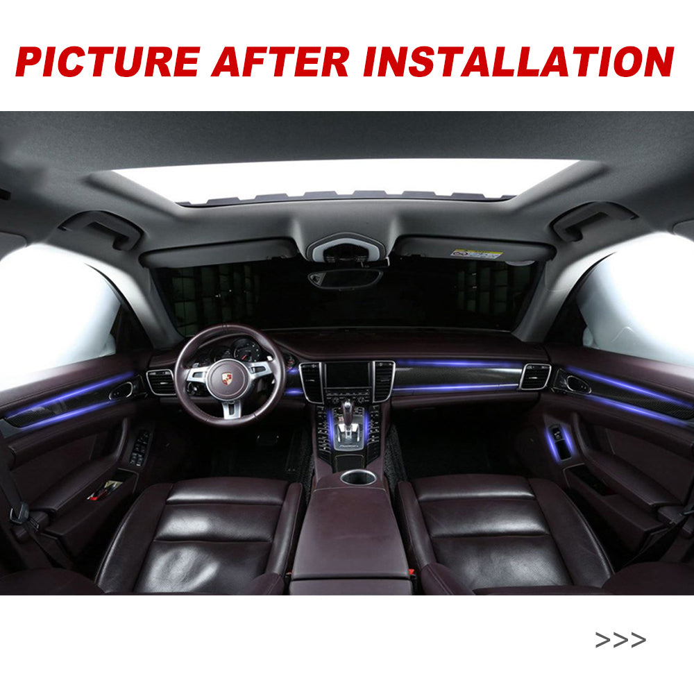 Porsche Panamera 14-16 Front center control Carbon Fiber interior kits (for long axle models) (8596527775932)