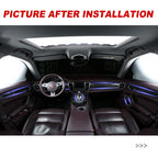 Porsche Panamera 14-16 Front center control Carbon Fiber interior kits (for long axle models) (8596527775932)
