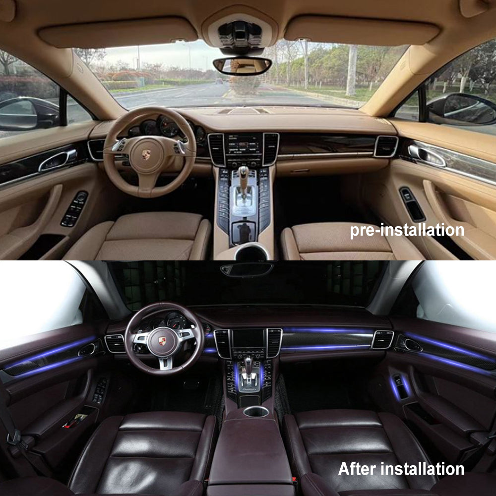 Porsche Panamera 14-16 Front center control Carbon Fiber interior kits (for long axle models) (8596527775932)