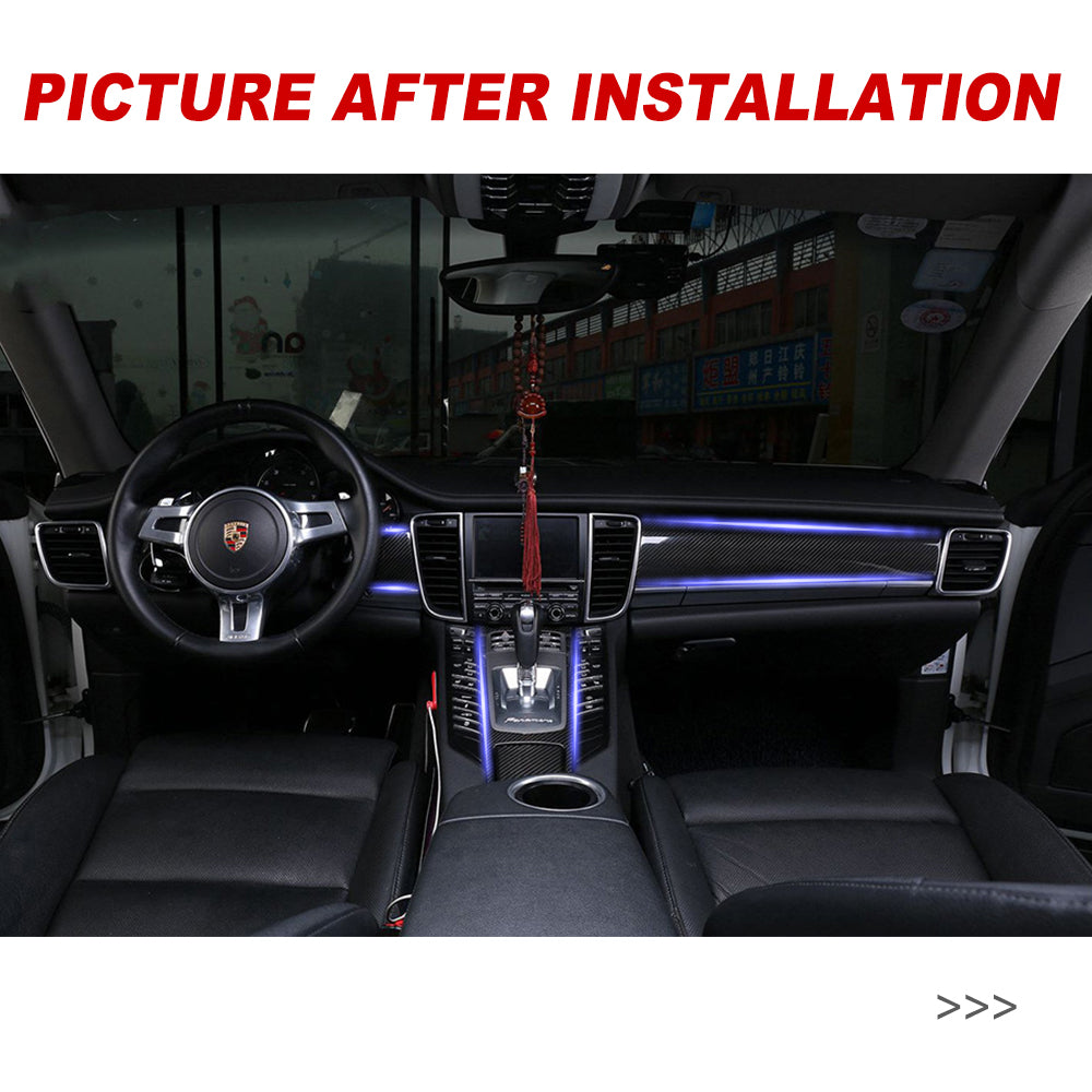 Porsche Panamera 10-16 Front center control Carbon Fiber interior kits (for standard axle models) (8608345620668)