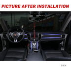 Porsche Panamera 10-16 Front center control Carbon Fiber interior kits (for standard axle models) (8608345620668)