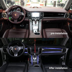 Porsche Panamera 10-16 Front center control Carbon Fiber interior kits (for standard axle models) (8608345620668)