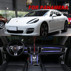 Porsche Panamera 10-16 Front center control Carbon Fiber interior kits (for standard axle models) (8608345620668)