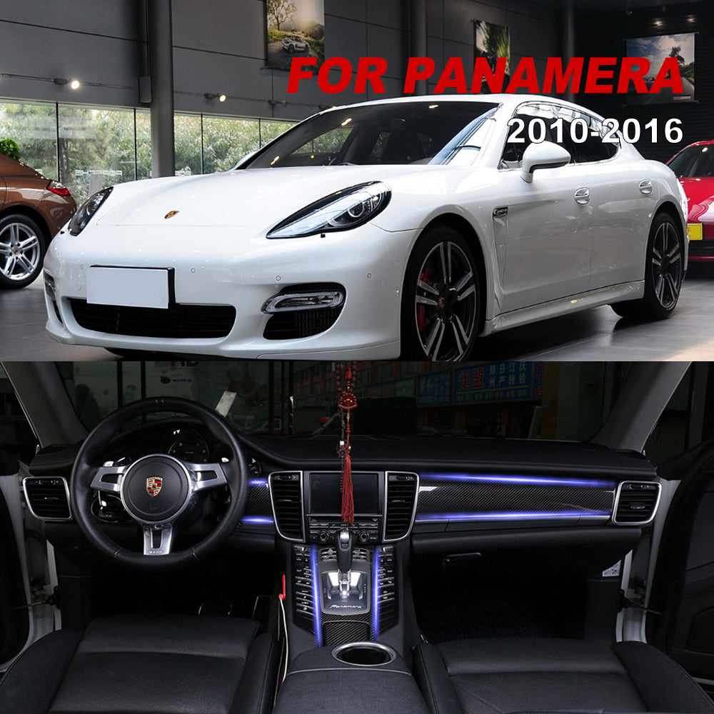 Porsche Panamera 10-16 Front center control Carbon Fiber interior kits (for standard axle models) (8608345620668)