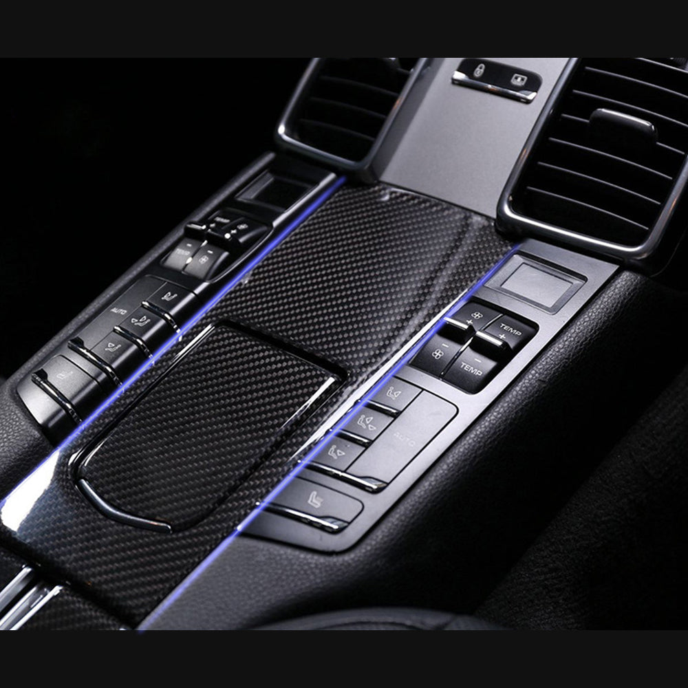 Porsche Panamera 10-16 Front center control Carbon Fiber interior kits (for standard axle models) (8608345620668)