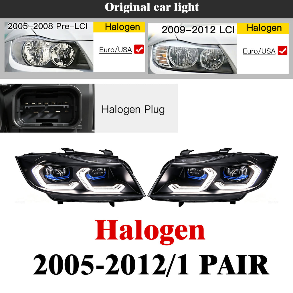 2005–2012 BMW 3 Series E90 / E91 LED Headlights | Plug & Play Upgrade – product image 11