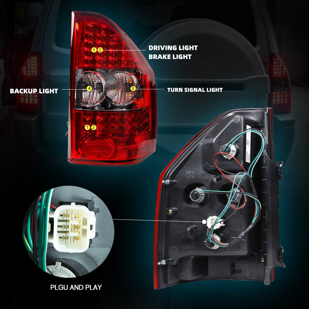 Mitsubishi Pajero v73 2000-2012 upgrade LED Taillight (8600568627388)