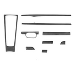 Porsche 911-991 /Cayman 981/ B o x s t er (982)2012-  dashboard trim front door stripes  Carbon Fiber interior kits (8596532822204)