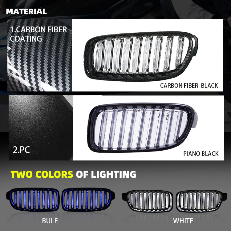 BMW 3 Series/F 30/ F 35 front bumper Grille  illuminous LED light (8601016697020)