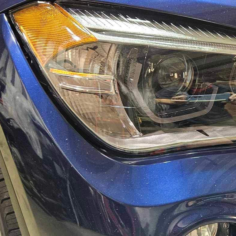 BMW X1 E84 2010-2015 halogen headlamp upgrade modified Led headlight daytime light