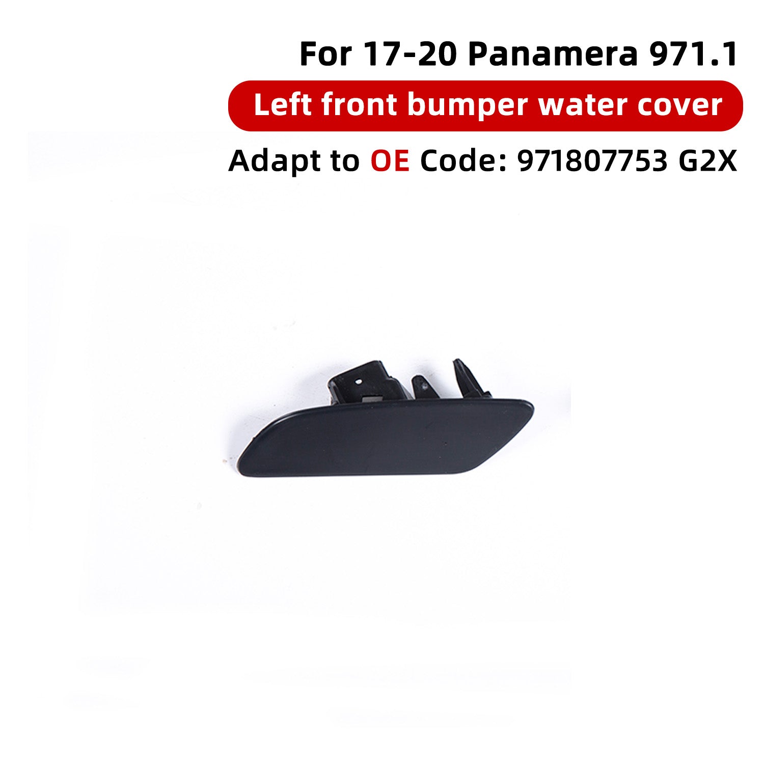 Porsche panamera 2017-2020 971.1 Front Bumper Headlight Washer Nozzle Cover  971807753/ 971807754