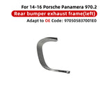 Porsche Panamera 970 2014–2016 rear left muffler trim 97050583700 / 8001E0 – product image 2
