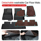 Tesla Model 3 2024- front  rear floor  mats TPE mats  Storage box mat (8608545145020)