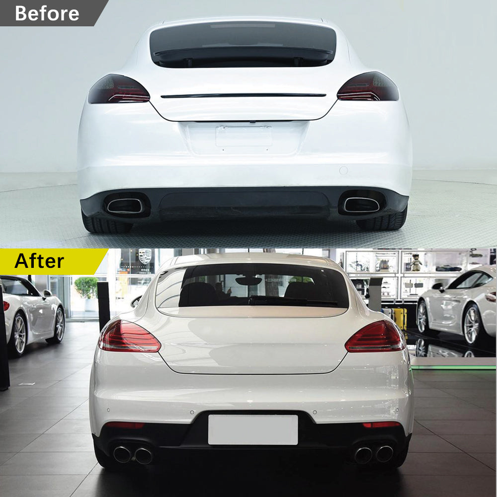 Porsche Panamera 10-13 970.1 upgrade to 14-16 970.2 OE rear bumper model body kits (8596477411516)