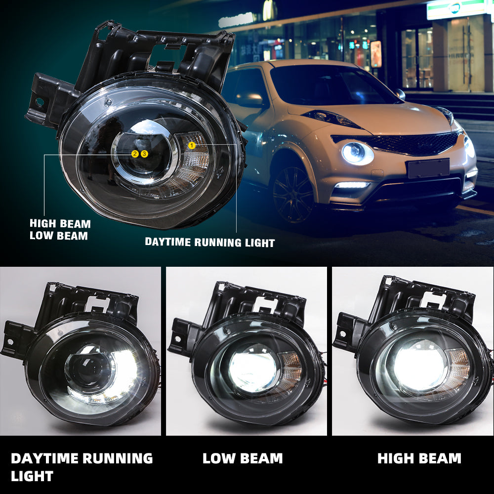 Infiniti ESQ /Nissan Juke 2010-2014  halgoen head lamp Upgrade headlight  with Daytime light (8616223801532)