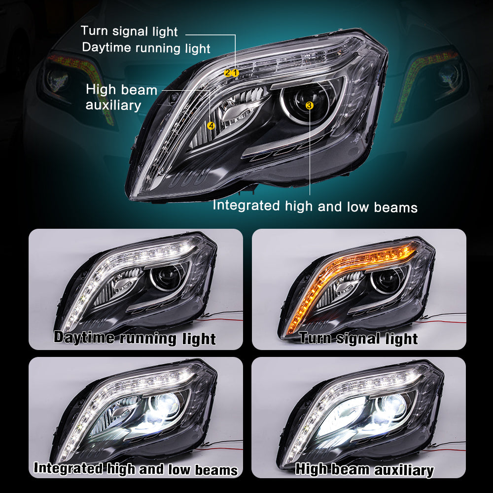 Mercedes-benz  GLK 2013-2016 upgrade high version style  LED Headlight (8600598479036)