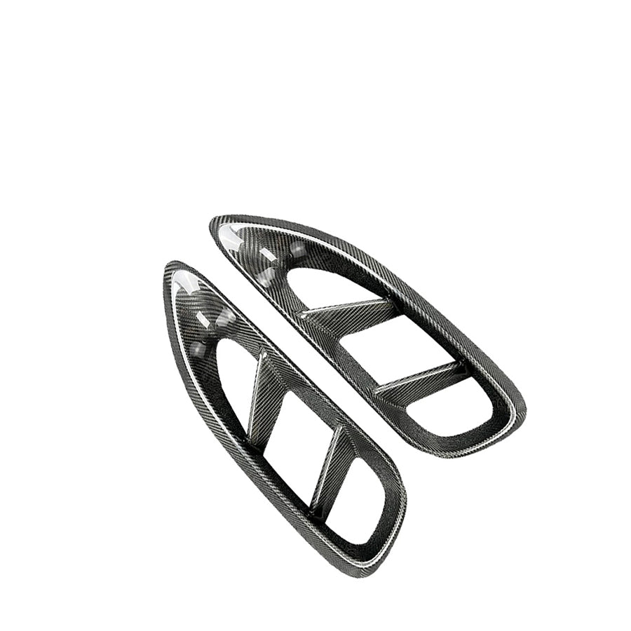 Porsche 718 2016-  Carbon Fiber Side Vents Replacement type