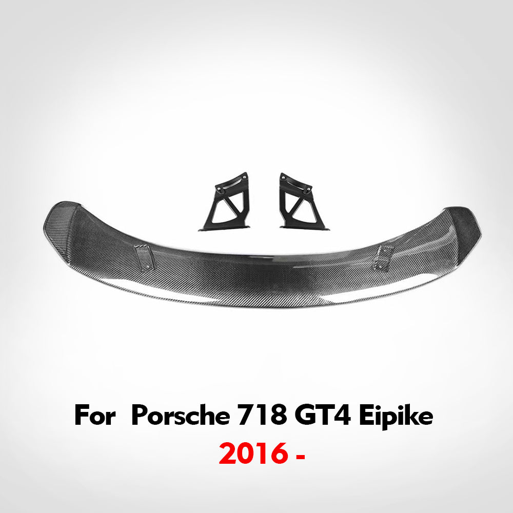 Porsche 718 2016- GT4 Eipike carbon fiber rear wing Replacement type (8595822674108)