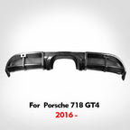 Porsche 718 2016- GT4 Carbon Fiber Rear Lip  Replacement type (8595830210748)