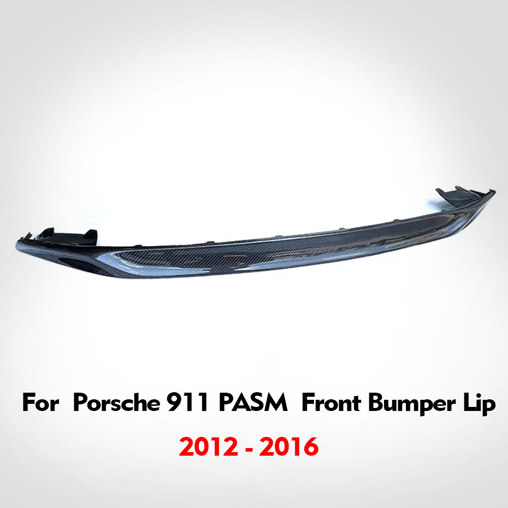 Porsche 911 2012-2016  PASM  wet Carbon Fiber Front Lip Replaceable type (8596434157756)