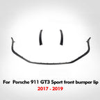 Porsche 911 2017-2019 Carbon Fiber Front Lip  GT3  Replacements parts (8596428161212)