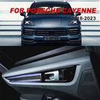 Porsche Cayenne 18-23 Front center control dashboard door trim Carbon Fiber interior kits replacement type (8596531118268)