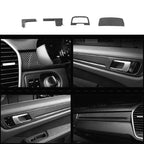 Porsche Cayenne 2018–2023 Front center control dashboard door trim Carbon Fiber interior kits replacement type – product…