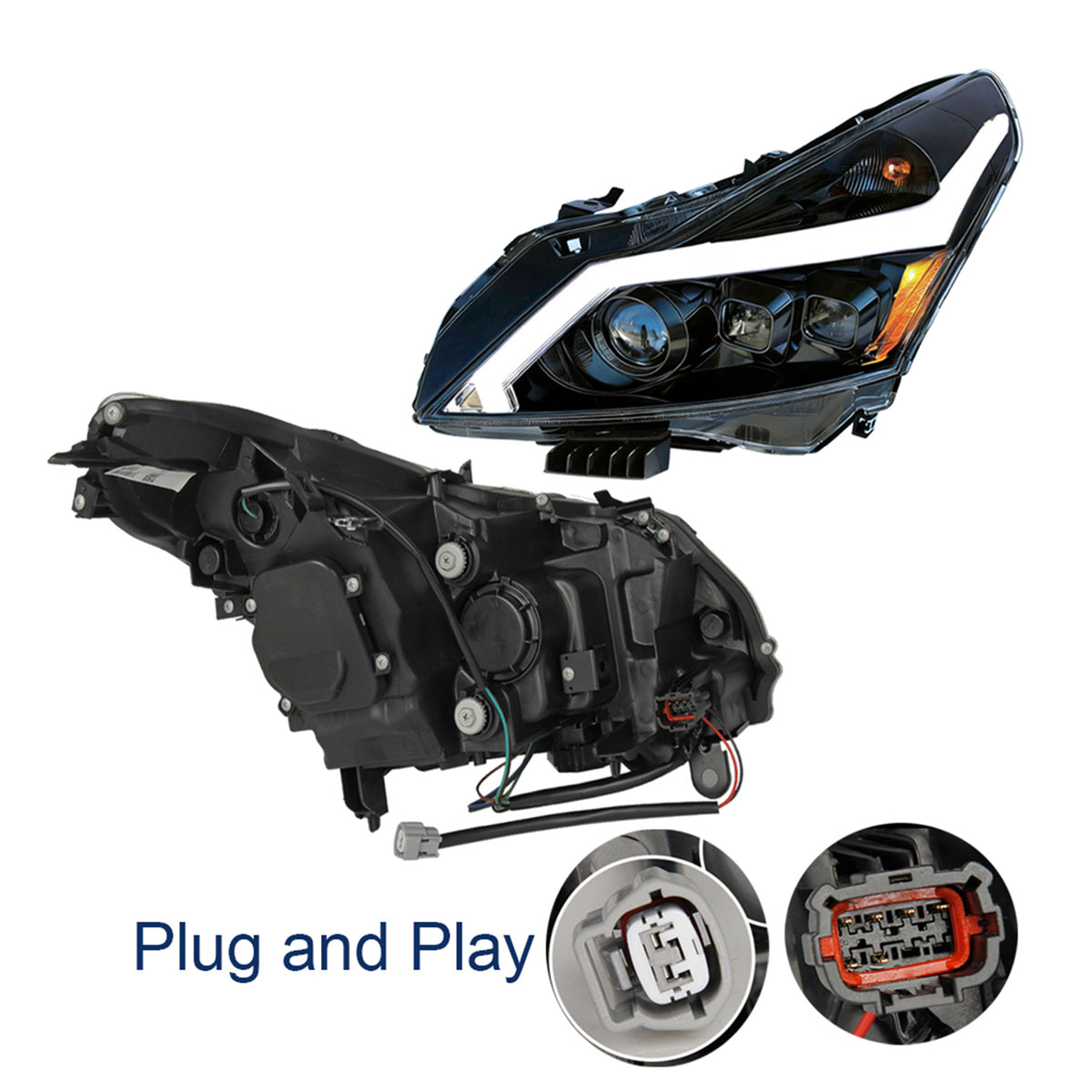 For Infiniti skyline G37 / 2010–2013 Q40 / 2012–2015 G25 / 2011–2012 upgrade xenon Headlight – product image 4