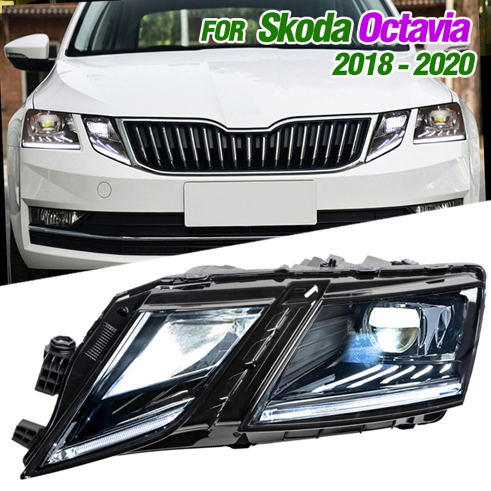 Skoda Octavia 2018-2020 LED Headlight Upgrade | Plug and Play | DRL