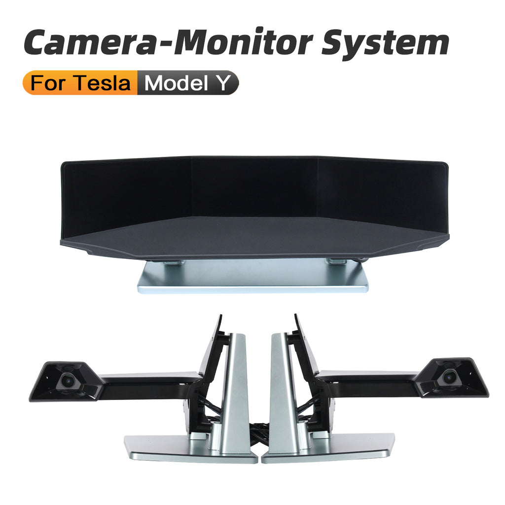 Tesla Model Y 2020-2024 upgrade electronic rear view mirror modified camera system (8605630496956)