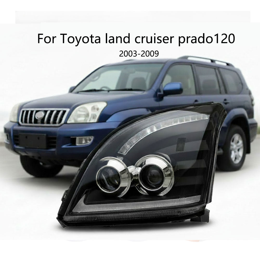 Toyota Land Cruiser 120 2002-2009 Upgrade LED Headlight with Daytime Running Light | Plug & Play