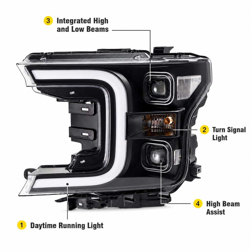 Ford F150 2018–2021 Upgrade LED Headlight / Plug and Play – product image 2