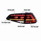 Volkswagen Golf 7 2014–2017 taillights upgrade led turn signal light plug and play – product image 4