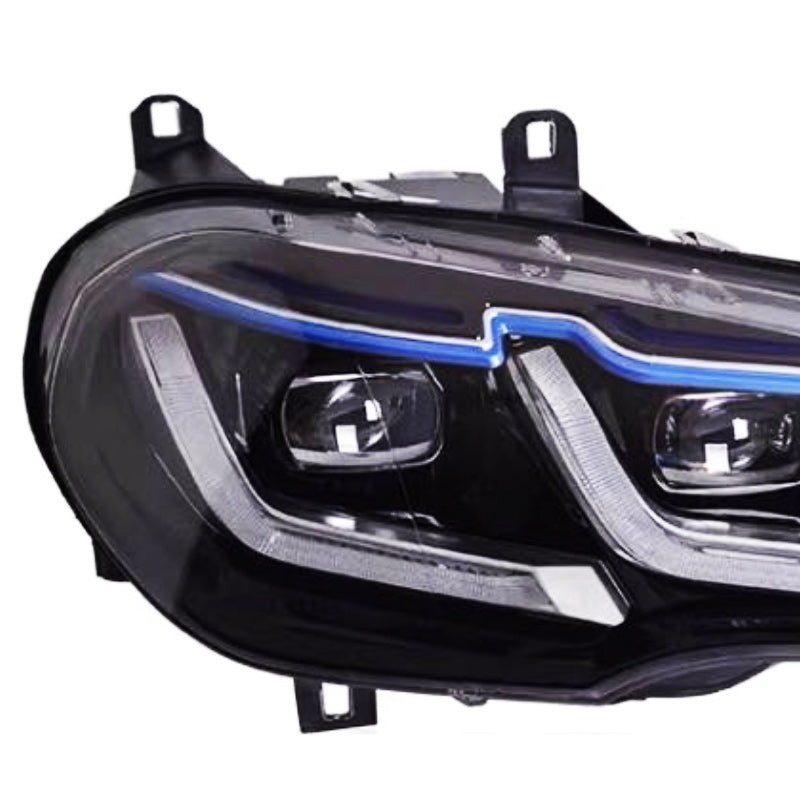 BMW X5 E70 2011-2015 xenon headlight  upgrade LED headlight LED bulbs daytime light