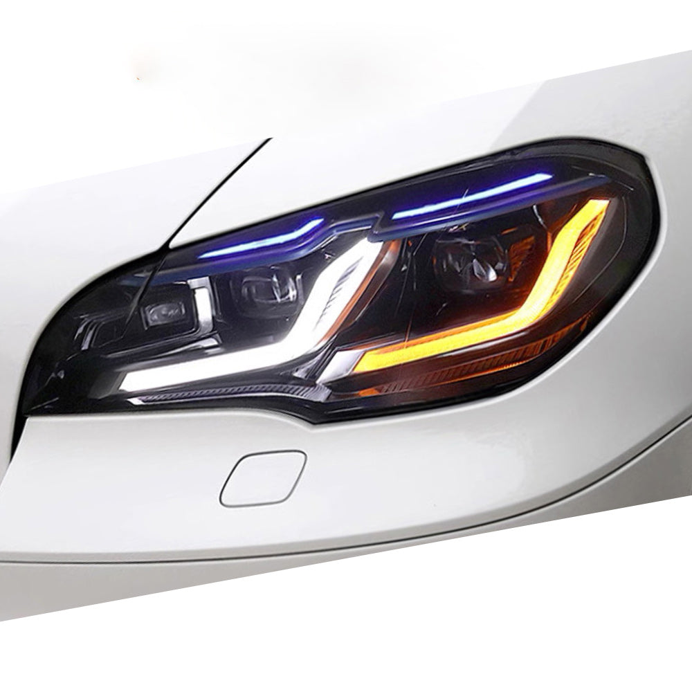 BMW X5 E70 2011-2015 xenon headlight  upgrade LED headlight LED bulbs daytime light