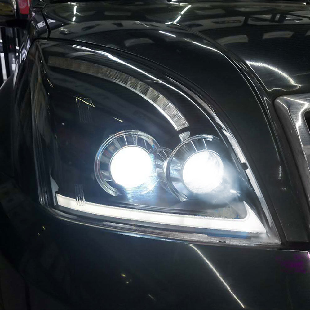 Toyota Land Cruiser 120 2002-2009 Upgrade LED Headlight with Daytime Running Light | Plug & Play