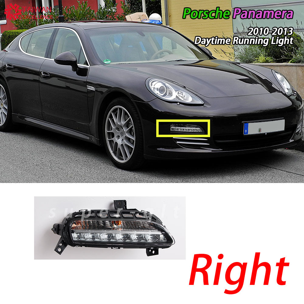 Fit For Porsche Panamera 970 DRL Daytime Running Light 2010–2013 LED Fog Lamp OE replacement parts L:97063108103…