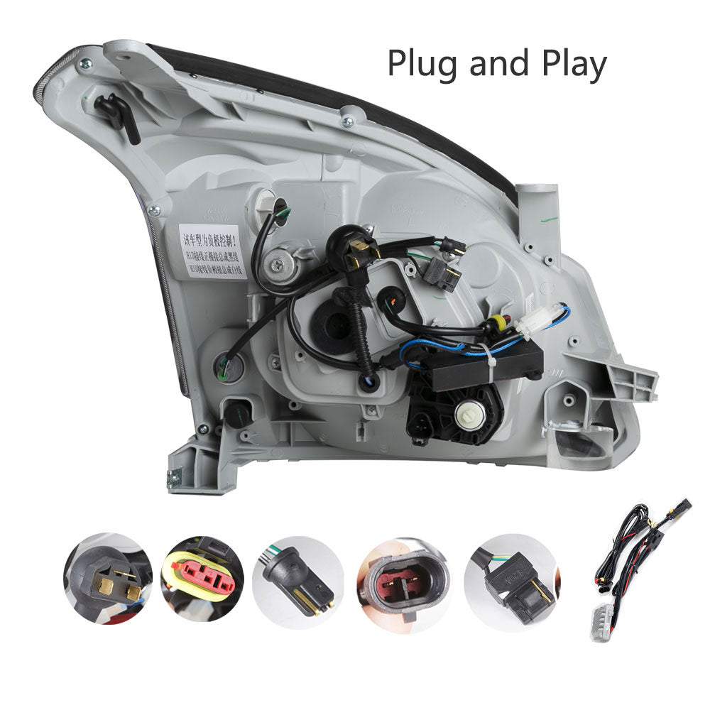 Toyota Land Cruiser 120 2002-2009 Upgrade LED Headlight with Daytime Running Light | Plug & Play